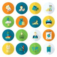 business and finance icon set N373