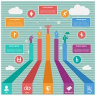 world business infographics