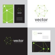 Design element with two business cards - 03