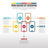 Phone Abstract Opt Infographic