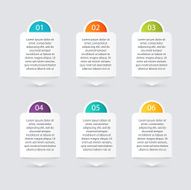 Vector colorful info graphics for your business presentations N274