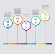 Vector colorful info graphics for your business presentations N276