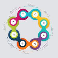 Vector colorful info graphics for your business presentations N279