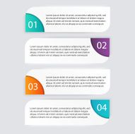 Vector colorful info graphics for your business presentations N281