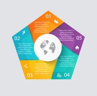 Vector colorful info graphics for your business presentations N283