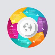 Vector colorful info graphics for your business presentations N284