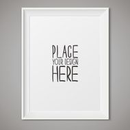 Vector White Frame for your designs
