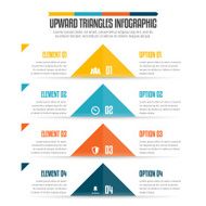 Upward Triangles Infographic