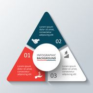 Vector circle element for infographic N76