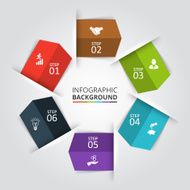Vector circle element for infographic N77