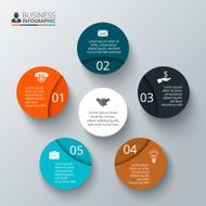 Vector circle element for infographic N78