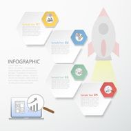 3D digital template Infographic N6