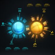 Colorful Geometric Infographic N11