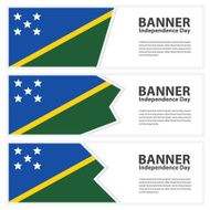 solomon islands Flag banners collection independence day N2