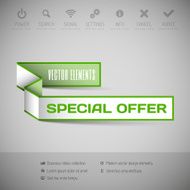 Banner with commerce business content N23
