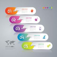 Infographic design template and marketing icons N64