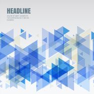 Vector triangle pattern Design for business brochure flyer poster