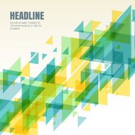 Vector triangle pattern Design for business brochure flyer poster N2