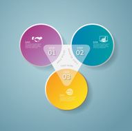 Infographic marketing icons Business concept with 3 options N2