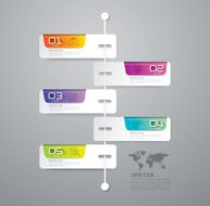 Infographic design template and marketing icons N66