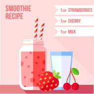 strawberry and cherry smoothie recipe