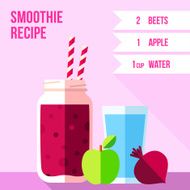 Red beet smoothie recipe