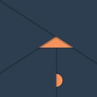 Material design abstract vector background Modern geometric pattern with layer N2
