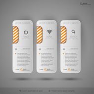 Modern tabs as design elements Business symbols N51