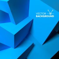 Abstract background with overlapping blue cubes N5