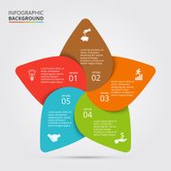 Vector circle element for infographic N83