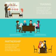 Business style infographic with people
