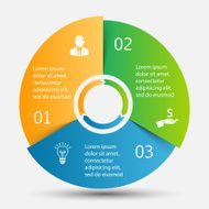 Vector circle infographic N69