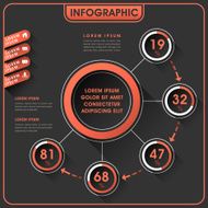 Abstract infographics design N63