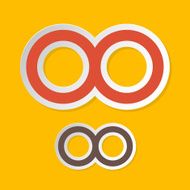Paper Infinity Symbols