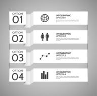White Paper Infographic Option Background N2