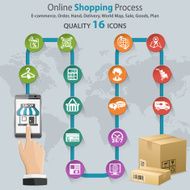 Internet Shopping Infographic N6