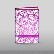 Modern abstract brochure as book N8