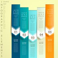 abstract 3d origami banner infographics N4