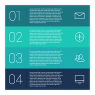 Set of infographic template layouts Flow chart secuence numbered banner N103