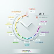 Modern infographics options banner N631