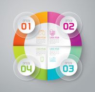 Infographic design template and marketing icons N70