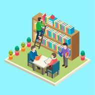 study in the library concept N2