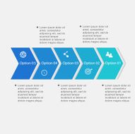 Vector colorful info graphics for your business presentations N295