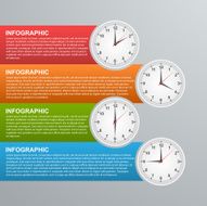 Abstract global business options infographics template