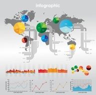 Infographic vector graphs and elements N11