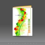 Modern abstract brochure as book N9