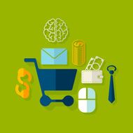 Set of business icons N127