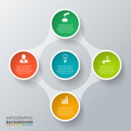 Vector circle element for infographic N86