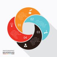 Vector circle element for infographic N88