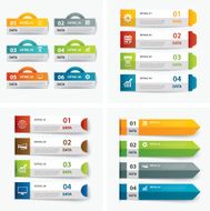 set of infographic templates N20